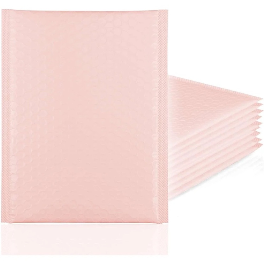 5 Piece Mini Pink Bubble Mailers